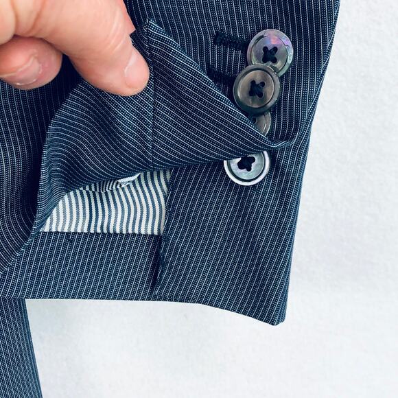 Massimo Dutti Slate Blue Sport Coat - Picture 6 of 16